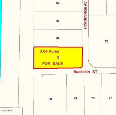Horseshoe - Buckskin - Map