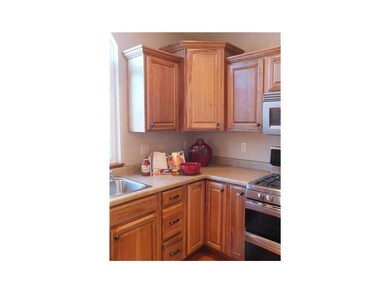 Kitchen. Staggered Kitchen Cabinets