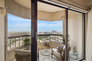 Wall of windows offers lots of natural light and b