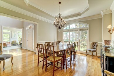 Formal Dining Room is open to Foyer and Living Roo