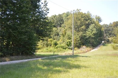 Photo from adjacent property showing slope of property. Homesite is in wooded area beyond the clearing