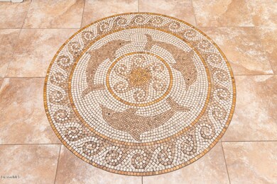 Beautiful tile inlay