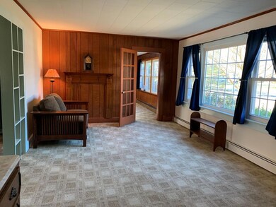 Fireplace in living room