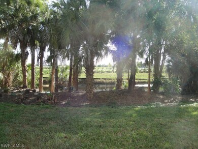 View from in front of lanai of canal