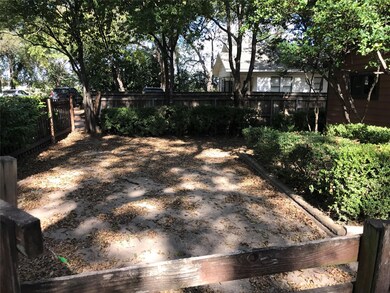 View of fenced yard