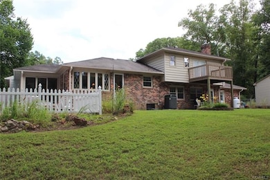 Rear of Home showing fencing for pool