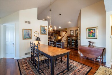 Dining area of great room adjacent to designer cook's kitchen!