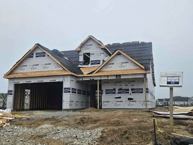 View of unfinished property