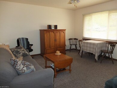 Living room with picture window.