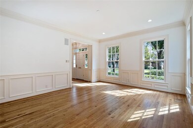 Flanking the other side of the foyer is the large 