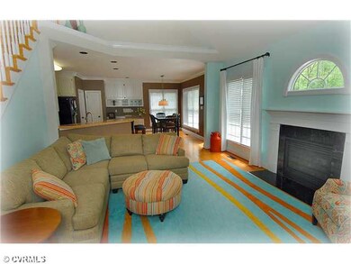 Den/Family/Great Room - 2-Story Family Room with H