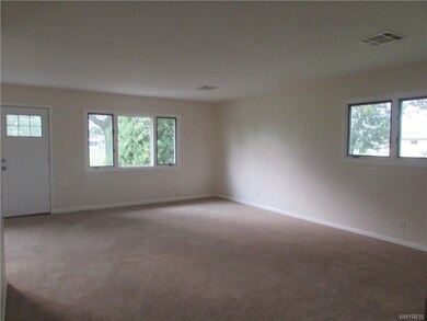 Living room, back door to home.