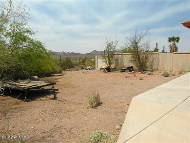 West side of lot