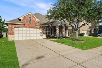 Brick and stone make for a beautiful home...