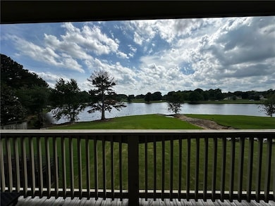 Backyard Lake view from the second story balcony