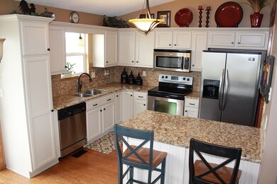 New remodel with beautiful granite, decorative bac
