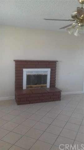 cozy fireplace in living room