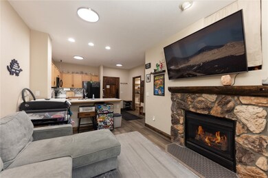 Living Room with gas fireplace
