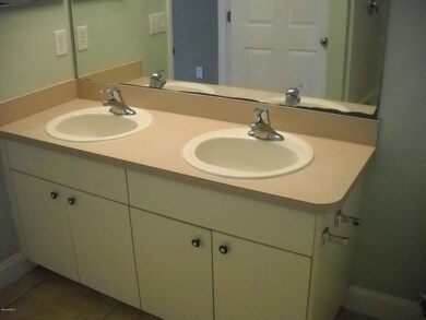 Master bath vanity view