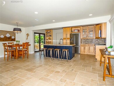 The updated kitchen, the Heart of the Home, has a