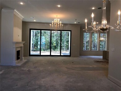Nano door spans across the living area providing a