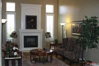 Formal living room with fireplace