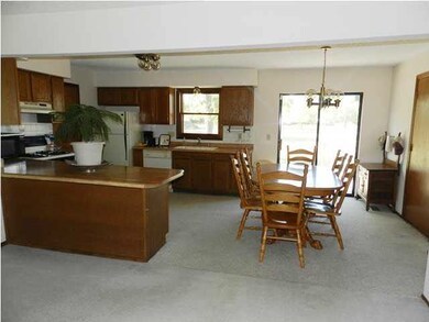 The living Room and the Kitchen View From the Fron