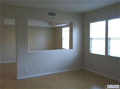 Living room and dining room