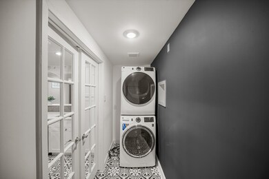 Energy efficient washer and dryer nicely tucked aw