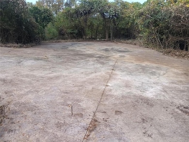 Driveway and parking area