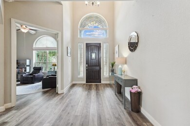  The wide inviting foyer with views straight to the back