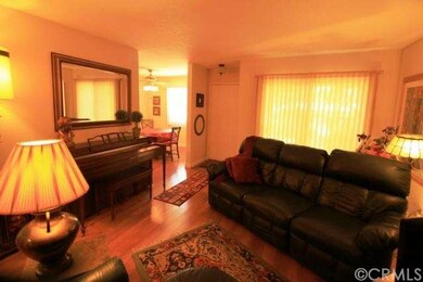 Living room opens to dining room