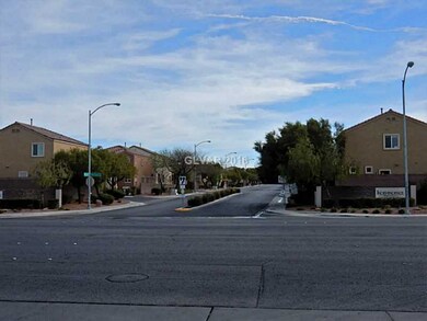 View. Entrance to Independence Community looking S