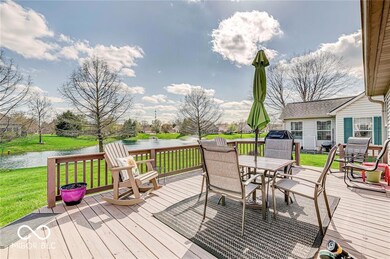 Deck overlooks 1 of 3 ponds in the neighborhood.