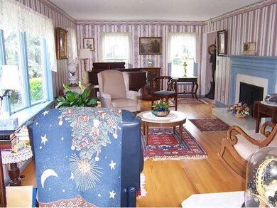 Living Room. Large living room area with wood-burn