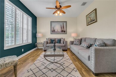 Plantation Shutters in Living Room