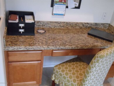 GRANITE BUILT IN DESK