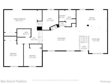 View of floor plan / room layout