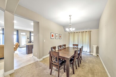 Elegant and spacious dining room