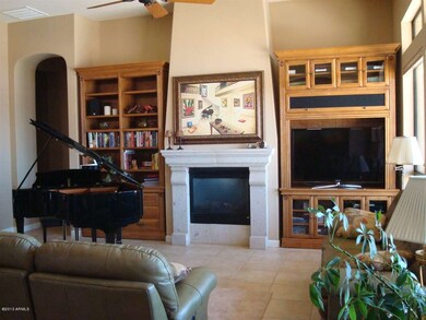 Fireplace in Great room