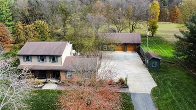 View from above of property