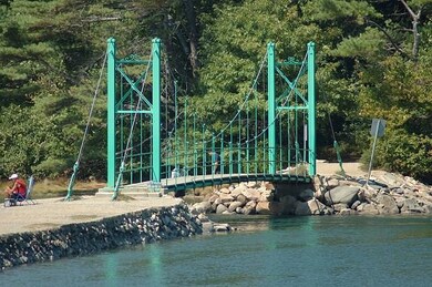 The Wiggly Bridge nearby in York Harbor