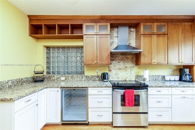 Beautifully remodeled kitchen overlooking the back
