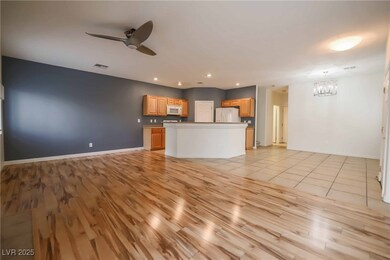 Unfurnished living room with light wood-type floor