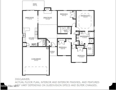 Brookings Floor Plan for Lot 342