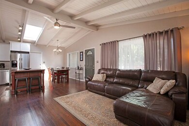Spacious family room off of the kitchen...