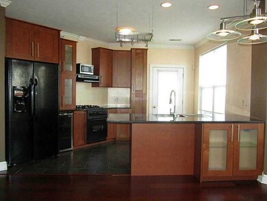 Kitchen. Kitchen with door to deck.  Granite tops 