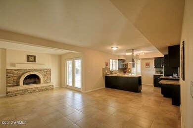 Family room & kitchen