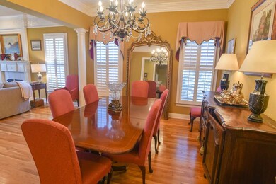 Absolutely exquisite room for fine dining is accen