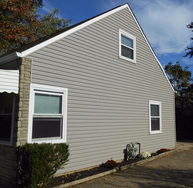 West side of home